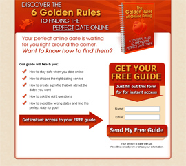 Dating Marketing Pack Squeeze Page