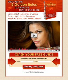 Dating Marketing Pack Video Squeeze Page